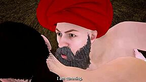 Old uncle seduces step daughter in hot Indian scene