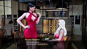 Double penetration in a risqué 3D cartoon fashion business game