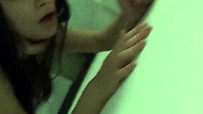 Wet pussy lover gets classmate in public and cums hard