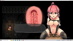 Redhead adult cartoon gets some hot anime sex in a forest scene