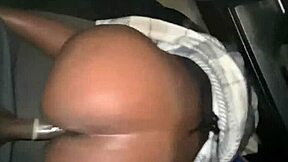 A shy teenage girl has rough sex with a big cock in the car