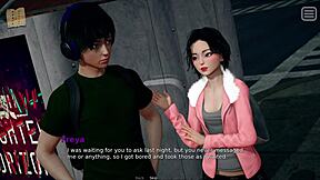 My former bully is now my lover in the erotic game '88