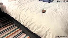 Sharing a hotel bed with a coworker leads to sex