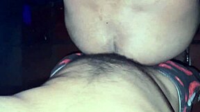 Gay anal sex in a dark room with an uncut cock