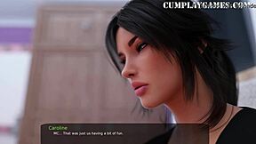 Beautiful MILF Caroline in the best footjob scene ever - ASMR gaming with cumplay