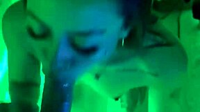 Karely Ruiz enjoys a hard cock and gives a blowjob outdoors
