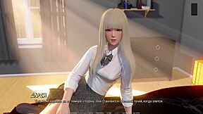 College life in a hentai game with hot girls dancing and showing their bodies