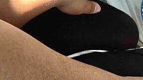 Public showing off of a mature Peruvian woman with a big ass in Lima