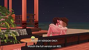 3D animated porn with a love story in Dead or Alive 5 environment