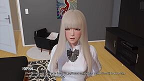 College life in a hentai game with hot girls dancing and showing their bodies
