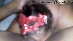 Fat BBW gets milk and cum on her ass in this amateur video