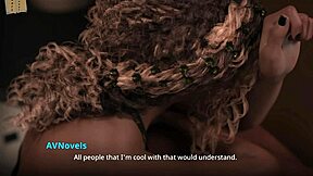 Visual novel game walkthrough with adult content