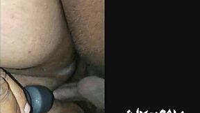 Double trouble with big tits and black beauty in doggy style