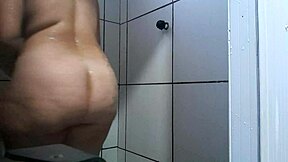 Miia Thalia’s solo shower scene: a gay porn star’s sensual solo performance