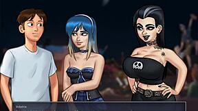 3D adult game Summertime Saga Chapter 54: Party at my friend’s house