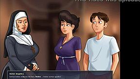 Summer saga chapter 45: Helping a mature woman