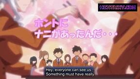 A young man has sex with his father’s maid in this new hentai with English subtitles