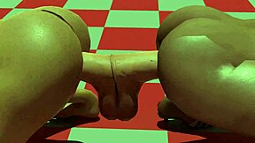 Lisa slams dildo hard with friend in wild playtime