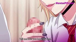Hentai with teacher and student having oral sex after school with subtitles