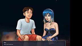 3D adult game Summertime Saga Chapter 54: Party at my friend’s house