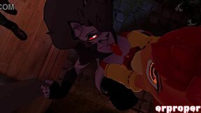 Vrh Luna in a hardcore gang bang scene in anime porn