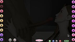3D animated sex game with huge tits and creampies