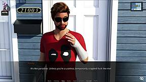 Play as Sunshine love 61 in a visual novel and experience hentai gameplay
