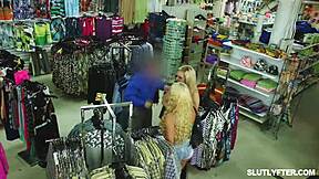 Police officer conducts a cavity search on shoplifting teen