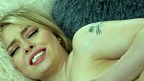 Young blondes indulge in sensual pussy eating and masturbation