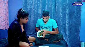 Stepbrother seduces stepsister in her room for a hot experience