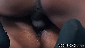 Big black cock lovers in raw missionary action