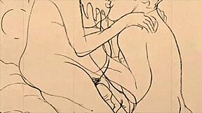 Antique animated erotica