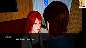 Hentai game with animated characters and interactive gameplay
