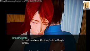 Hentai game with animated characters and interactive gameplay