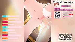 3D animated hentai with a hot cumshot