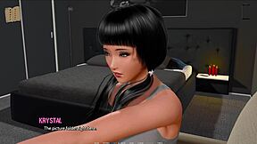 3D animated cartoon with big-boobed girls and clothes-ripping scenes