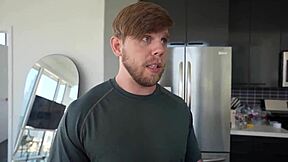 Muscular roommate Paige Steele satisfies her hunger for sex