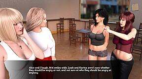 Adult visual novel with a freeloading family theme - Karina's story