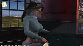 Walkthrough of the visual novel and gameplay of Dik 231 Chick route