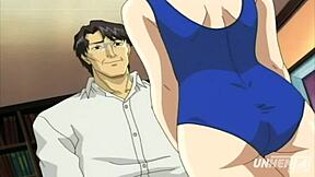 Horny stepdad can't resist touching his young stepdaughter