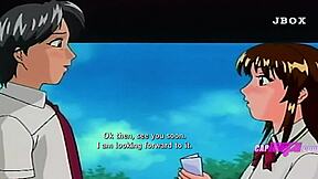 Public self-pleasure on the first date in a rather risqué manner – animated film