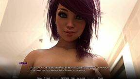 Beautiful Asian girl gets 3some with big nipples and big ass