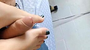 I have milk in my PS3 footjob game, isn’t it nice?