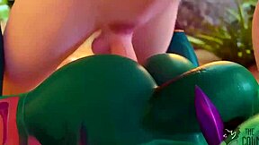 Submissive anime babes get cum on face in wild ride