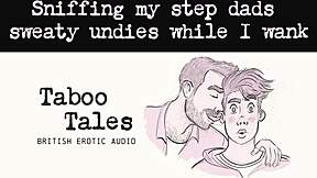 Gay erotic audio: Stepson's forbidden pleasure of sniffing stepdad's underwear