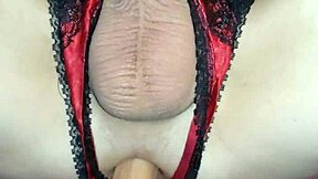 Close up and personal hardcore action with a dildo