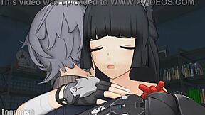 3D anime porn video with a big ass and cumshots