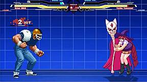 Mugen-style anime sex with Brian and Yoriko