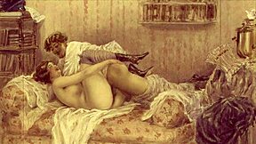 Antique anime and cartoon erotica