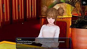 A collection of hardcore scenes from a harem hotel game